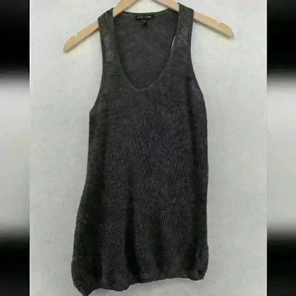 EILEEN FISHER Merino Wool Metallic Tank - Picture 1 of 8